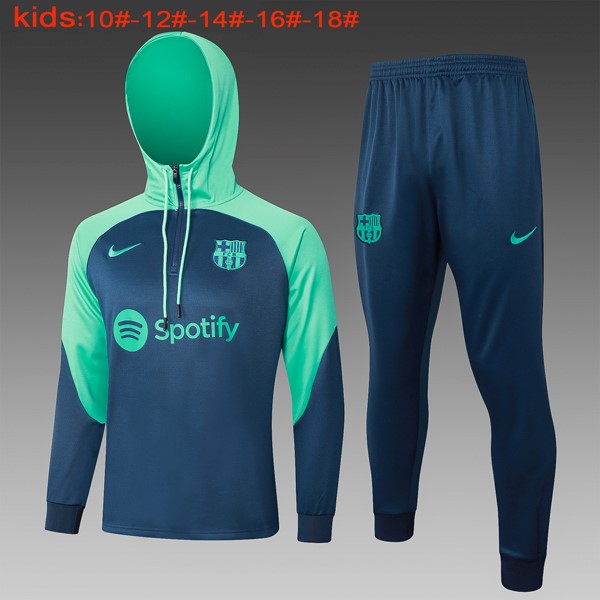 Kinder Hoodies Barcelona 2024-25 Blau 2